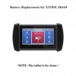 Battery Replacement for XTOOL InPlus IK618 Key Programming Tool